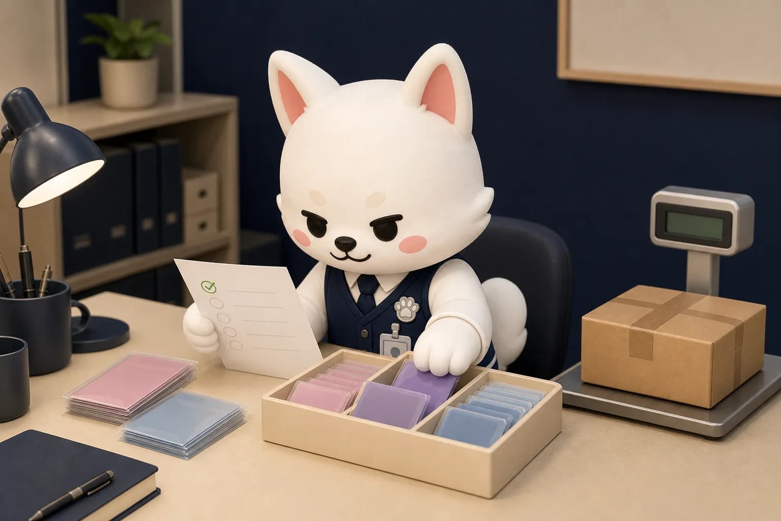 KIKIT desk reviewing a request and sorting version and benefit records